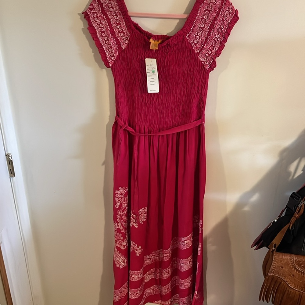 Sakkas Maxi Smocked Dress